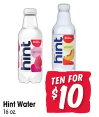 Jewel-Osco Hint Water offer