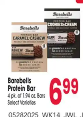Jewel-Osco Barebells Protein Bar offer
