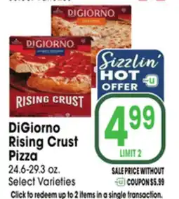 Jewel-Osco DiGiorno Rising Crust Pizza offer