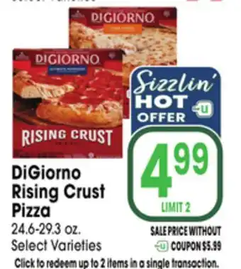 Jewel-Osco DiGiorno Rising Crust Pizza offer
