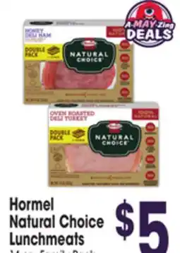 Jewel-Osco Hormel Natural Choice Lunchmeats offer