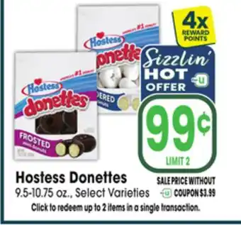 Jewel-Osco Hostess Donettes offer