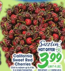 Jewel-Osco California Sweet Red Cherries offer