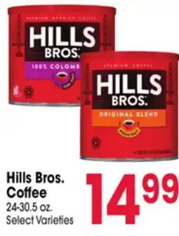 Jewel-Osco Hills Bros. Coffee offer