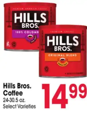 Jewel-Osco Hills Bros. Coffee offer