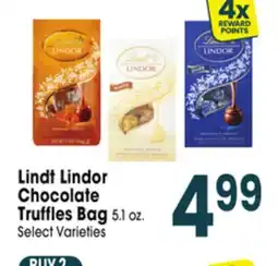 Jewel-Osco Lindt Lindor Chocolate Truffles Bag offer