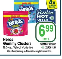 Jewel-Osco Nerds Gummy Clusters offer