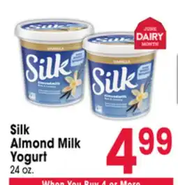 Jewel-Osco Silk Almond Milk Yogurt offer