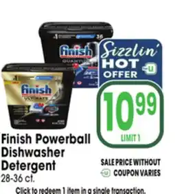 Jewel-Osco Finish Powerball Dishwasher Detergent offer