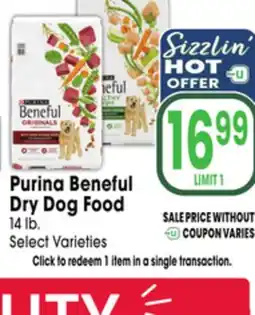 Jewel-Osco Purina Beneful Dry Dog Food offer