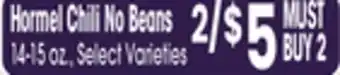 Jewel-Osco Hormel Chili No Beans offer