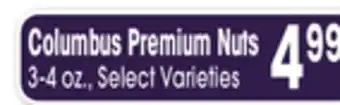 Jewel-Osco Columbus Premium Nuts offer