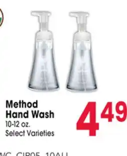 Jewel-Osco Method Hand Wash offer