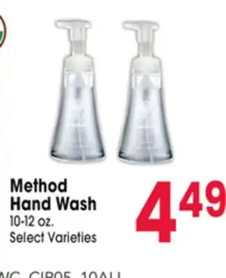 Jewel-Osco Method Hand Wash offer
