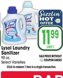Jewel-Osco Lysol Laundry Sanitizer offer