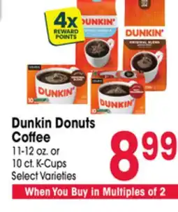 Jewel-Osco Dunkin Donuts Coffee offer