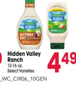Jewel-Osco Hidden Valley Ranch offer