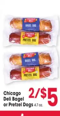 Jewel-Osco Chicago Deli Bagel or Pretzel Dogs offer