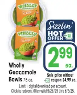 Jewel-Osco Wholly Guacamole Bowls offer