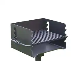 Walmart Pilot Rock CBP 135 Park Style Outdoor BBQ Charcoal Grill & Post Black offer