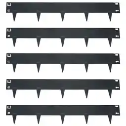 Walmart Sunnydaze 7 x 42 Gray Steel Landscape Edging Border (5 Pack) offer
