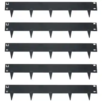 Walmart Sunnydaze 7 x 42 Gray Steel Landscape Edging Border (5 Pack) offer