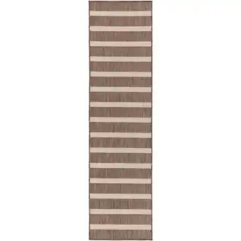 Walmart Nourison Positano 2' x 6' Natural Ivory Modern Indoor/Outdoor Area Rug offer