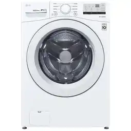 Walmart LG WM3400CW 4.5 Cu. ft. White Electric Front Load Washer offer