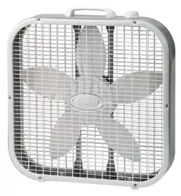 Walmart Lasko 20 Energy Efficient Box Fan with 3 Speeds, 22 H, White, B20201, New offer