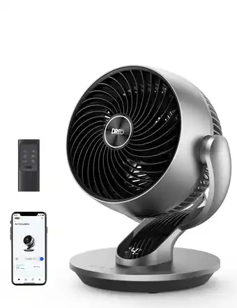 Walmart Dreo 10.24 in 4-Speed Oscillating 343 CFM Air Circulator Fan offer