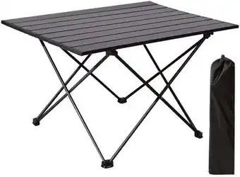 Walmart Portable Folding Camping Table Plastic Picnic Party Camp Dining Black in/Outdoor offer