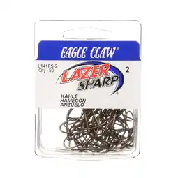 Walmart Lazer Sharp L141FSH-2 Kahle Offset Hook, Bronze, Size 2 offer