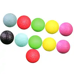 Walmart 11 Pcs Practice Balls Rubber Balls Indoor Ball Golf Balls Custom Balls Training Balls Child offer