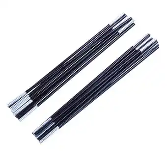 Walmart 2Pcs Fiberglass Tent Pole Kit Replacement Kit for Single Tent 6 Sections/Pcs offer