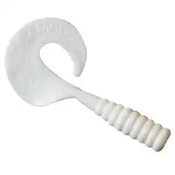 Walmart Kalin's Freshwater 6 in. Mogambo Soft Plastics Fishing Grub, White, Lakes Offshore, 10pk offer