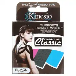 Walmart Kinesio Tape, Tex Classic, 2 x 4.4 yds, Black offer