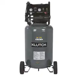 Walmart Klutch 29-Gallon Air Compressor, 2.5 HP, 120 Volts, 175 PSI offer