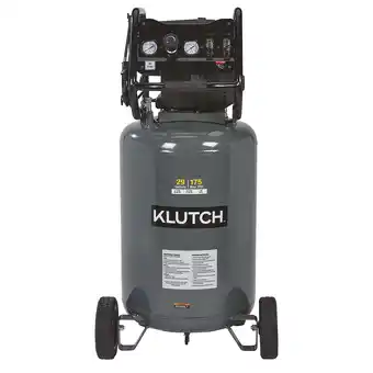Walmart Klutch 29-Gallon Air Compressor, 2.5 HP, 120 Volts, 175 PSI offer