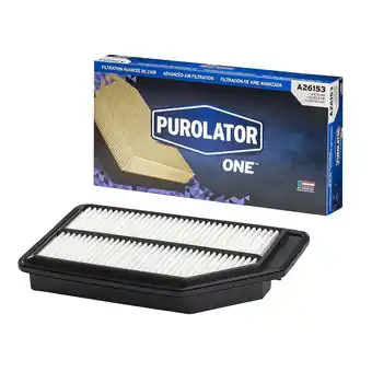 Walmart Purolator Advanced Engine Air Filter Purolator ONE A26153 for Honda Odyssey offer