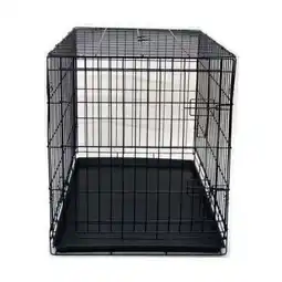 Walmart BestPet Folding Dog Kennel with Tray, 36L offer