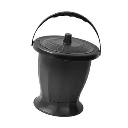 Walmart yotijay Spittoon Urinal with Lid Potty Urine Bucket for Woman Travel Elderly Bedroom Black Lid offer