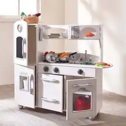 Walmart Teamson Kids Little Chef Westchester Retro Play Kitchen - White offer