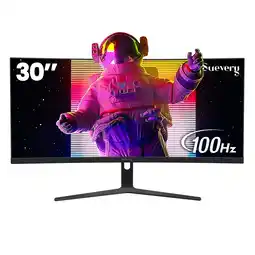 Walmart Suevery 30 Ultrawide Curved Computer Monitor, 100Hz WFHD (2560x1080), 1500R, 99 sRGB, HDMI/DP, Black offer