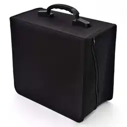 Walmart 432 Capacity CD Case, Heavy Duty Nylon Black DVD Disc Case Bag Holder Organizer Binder offer