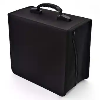 Walmart 432 Capacity CD Case, Heavy Duty Nylon Black DVD Disc Case Bag Holder Organizer Binder offer