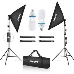 Walmart IN-A-ZOLRK 20x28 Professional Camera Light Kit Photography Softboxes offer