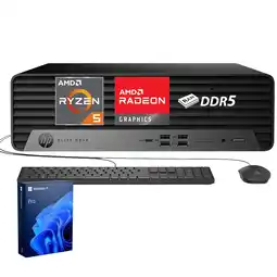Walmart HP EliteDesk 805 Desktop, AMD Ryzen 5 8500G, 16GB DDR5 RAM, 256GB SSD, Win 11 Pro, Black offer