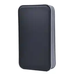 Walmart 96 Capacity CD Case,Black Hard Plastic CD/DVD Holder Portable Wallet offer