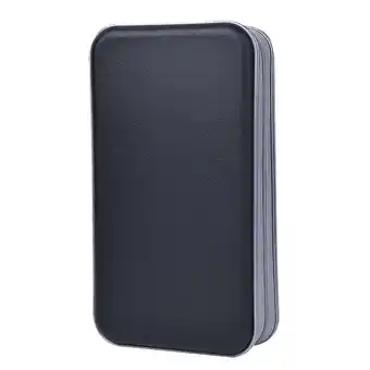 Walmart 96 Capacity CD Case,Black Hard Plastic CD/DVD Holder Portable Wallet offer