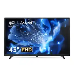 Walmart FPD 43-inch FHD 1080P Ultra-Thin Frame Android Smart TV offer